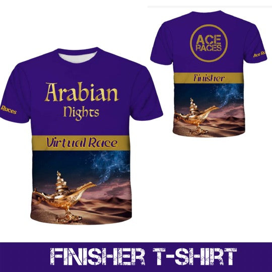 Arabian Nights Virtual Race - Finisher T-Shirt