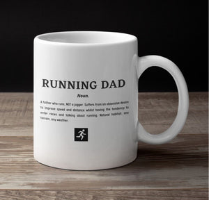 Runner Mug - Runner Gift - "Running dad - noun” Mug