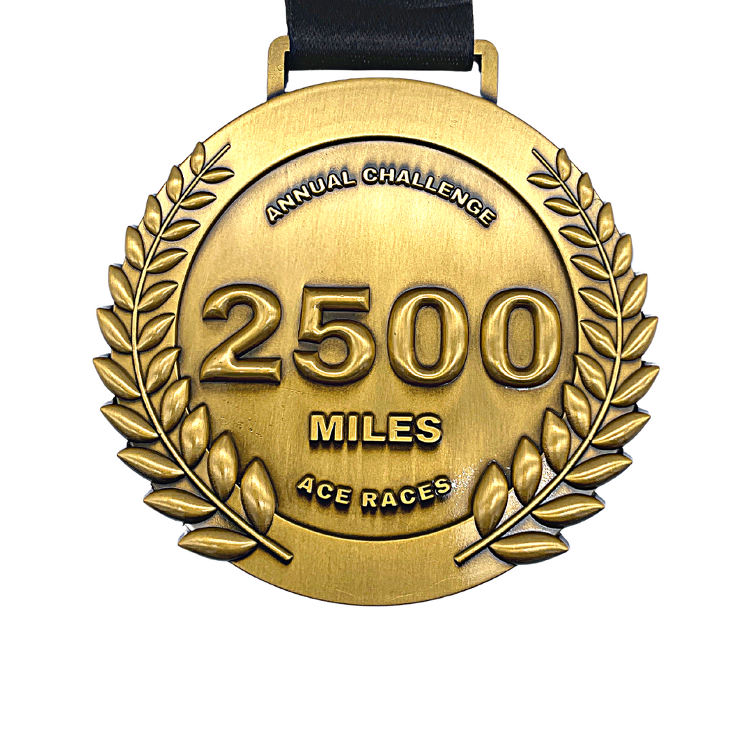 Gold Virtual Challenge - 2,500 Miles